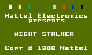 Обложка игры Night Stalker ( - intv)