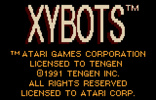 Обложка игры Xybots ( - lynx)