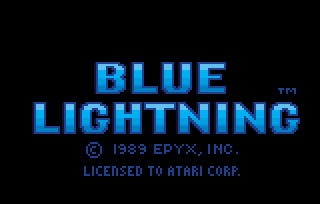Обложка игры Blue Lightning ( - lynx)