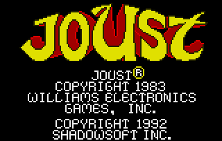 Обложка игры Joust