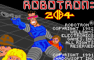 Обложка игры Robotron 2084 ( - lynx)