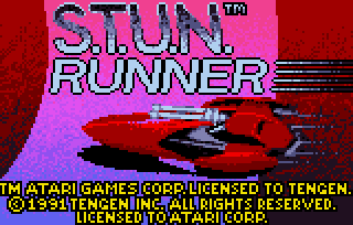 Обложка игры S.T.U.N. Runner ( - lynx)