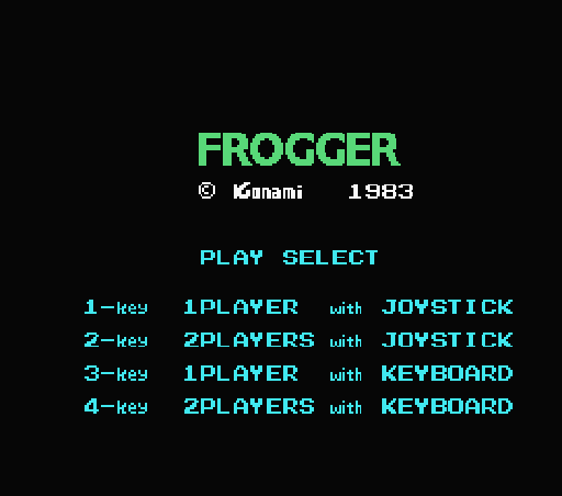 Обложка игры Frogger