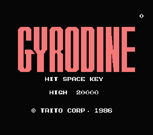 Обложка игры Gyrodine
