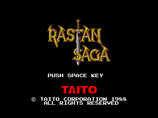 Обложка игры Rastan Saga