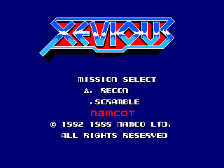 Игра Xevious - Fardraut Saga (Machines with Software eXchangeability 2 - msx2)