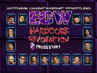 Обложка игры ECW Hardcore Revolution ( - n64)