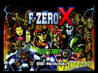 Обложка игры F-ZERO X ( - n64)