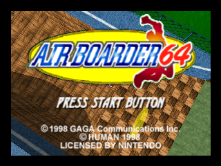 Обложка игры Airboarder 64 ( - n64)