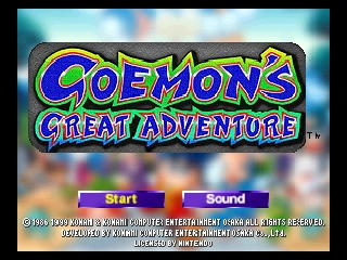 Обложка игры Goemon