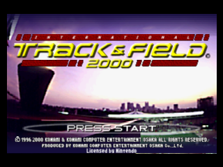 Обложка игры International Track & Field 2000 ( - n64)