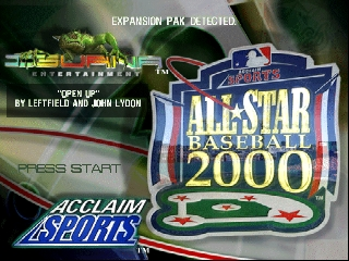 Обложка игры All-Star Baseball 2000