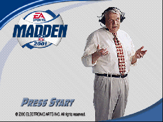 Обложка игры Madden NFL 2001
