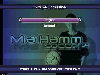Игра Mia Hamm Soccer 64 (Nintendo 64  - n64)