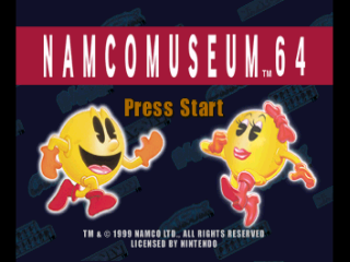 Обложка игры Namco Museum 64 ( - n64)