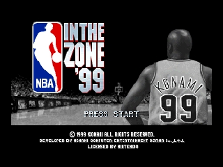 Обложка игры NBA In the Zone 