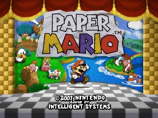 Обложка игры Paper Mario ( - n64)