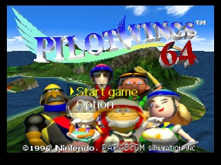 Обложка игры Pilotwings 64 ( - n64)