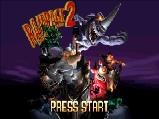 Обложка игры Rampage 2 - Universal Tour ( - n64)