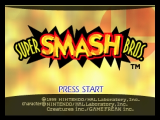 Обложка игры Super Smash Bros.