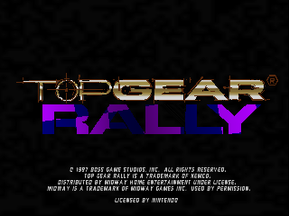 Обложка игры Top Gear Rally