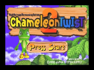 Игра Chameleon Twist 2 (Nintendo 64  - n64)