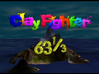 Игра Clay Fighter 63 1/3 (Nintendo 64  - n64)
