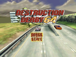 Обложка игры Destruction Derby 64 ( - n64)