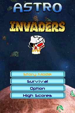 Игра Astro Invaders (Nintendo DS - nds)