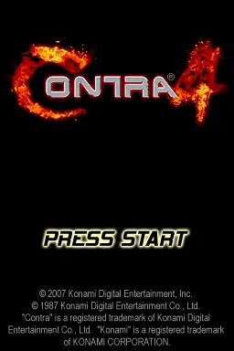 Игра Contra 4 (Nintendo DS - nds)