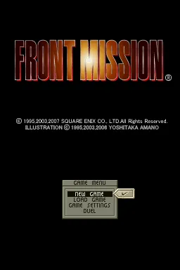 Игра Front Mission (Nintendo DS - nds)