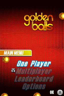 Игра Golden Balls (Nintendo DS - nds)