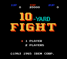 Обложка игры 10-Yard Fight ( - nes)
