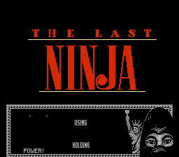 Обложка игры Last Ninja, The ( - nes)