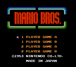 Игра Mario Bros. Classic (Dendy - nes)