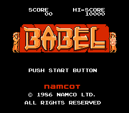Обложка игры Babel no Tou ( - nes)