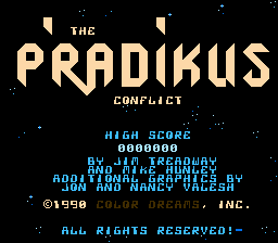Обложка игры P'radikus Conflict, The ( - nes)