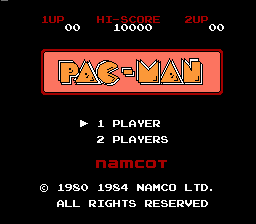 Обложка игры Pac-Man ( - nes)