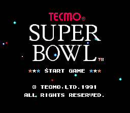 Обложка игры Tecmo Super Bowl