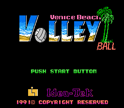 Обложка игры Venice Beach Volleyball ( - nes)