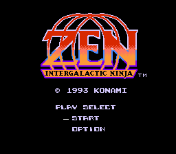 Обложка игры Zen - Intergalactic Ninja ( - nes)