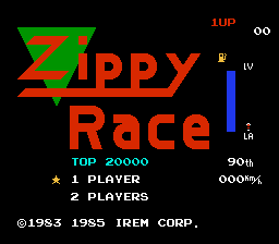 Обложка игры Zippy Race ( - nes)