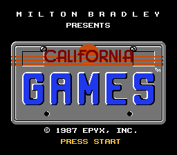 Обложка игры California Games ( - nes)