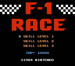 Обложка игры F-1 Race ( - nes)