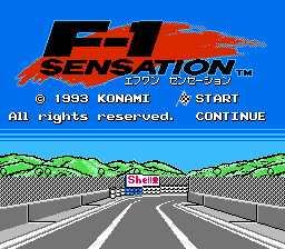Обложка игры F-1 Sensation ( - nes)