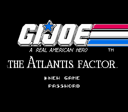 Обложка игры G.I. Joe - The Atlantis Factor