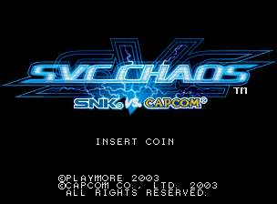 Обложка игры SNK vs. CAPCOM SVC CHAOS