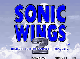 Обложка игры Sonic Wings 2