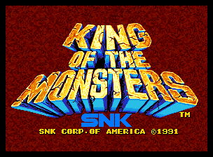 Обложка игры King of the Monsters ( - ng)