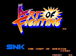 Обложка игры Art of Fighting